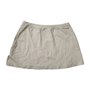 NWT Nautica Cruise 2000 Tan, Beige, Khaki Scooter Skirt Shorts Size L Made In US
